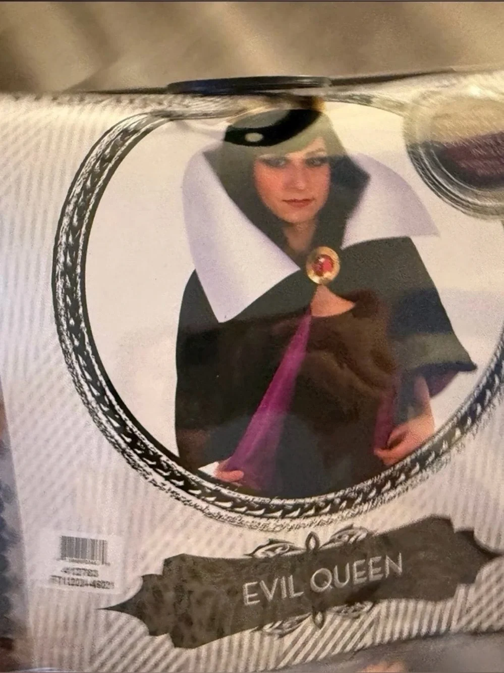 Evil Queen Costume Cape with High Collar new Halloween